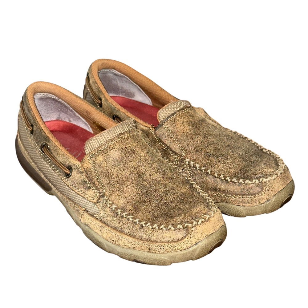 Twisted‎ X Shoes Size 6M Driving Mocs Women's Brown Leather